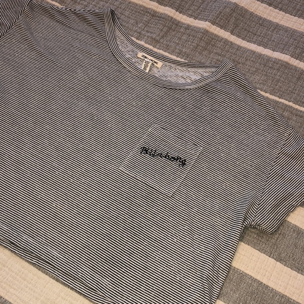 Billabong Striped Crop Top